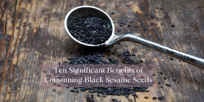 black sesame seeds