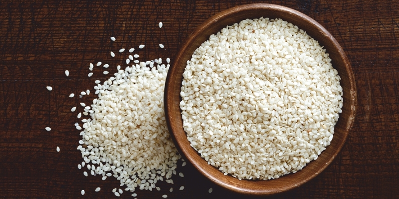 Maintain health from Hulled sesame seeds